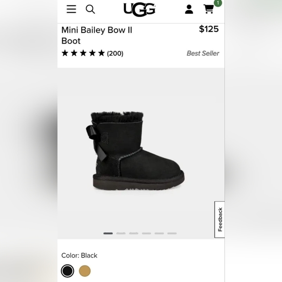UGG Other - Toddler Mini Bailey Bow II Uggs